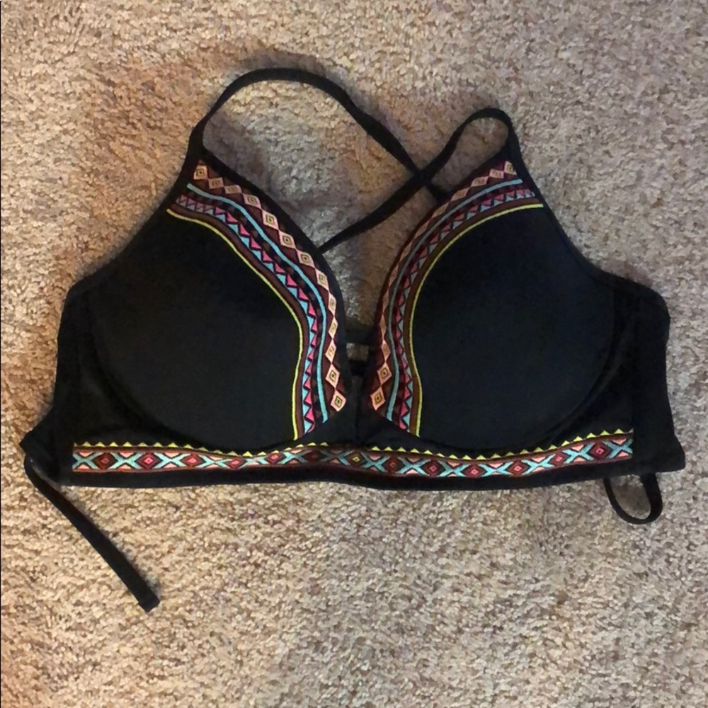 Black bikini top